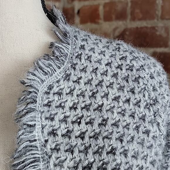 Cocogio Wool Mohair Blend Gray Knitted Cardigan Sweater Women's S - Picture 3 of 13